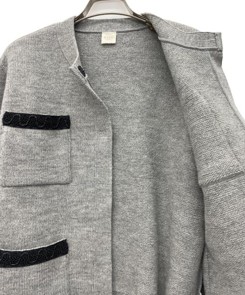 EFFE BEAMS（エッフェ ビームス）EFFE BEAMS (エッフェ ビームス) ニットジャケット グレー サイズ:Freeの古着・服飾アイテム