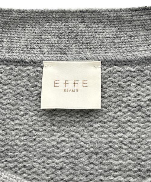 EFFE BEAMS（エッフェ ビームス）EFFE BEAMS (エッフェ ビームス) ニットジャケット グレー サイズ:Freeの古着・服飾アイテム