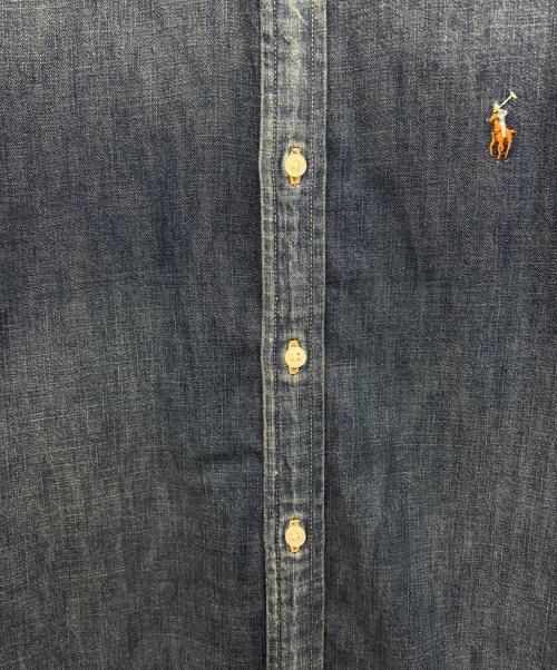 POLO RALPH LAUREN（ポロ・ラルフローレン）POLO RALPH LAUREN (ポロ・ラルフローレン) 長袖ワンピース インディゴ サイズ:Lの古着・服飾アイテム