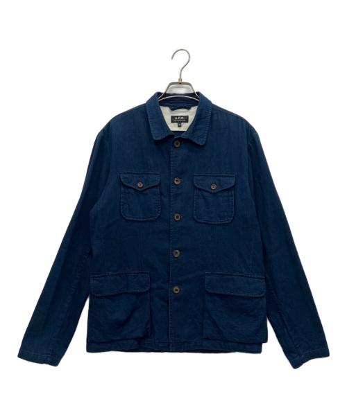 A.P.C.（アーペーセー）A.P.C. (アーペーセー) カバーオール ネイビー サイズ:Sの古着・服飾アイテム