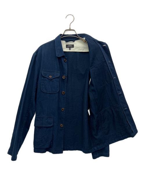 A.P.C.（アーペーセー）A.P.C. (アーペーセー) カバーオール ネイビー サイズ:Sの古着・服飾アイテム