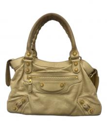 BALENCIAGA（バレンシアガ）の古着「ハンドバッグ ジャイアントタウン」｜ベージュ