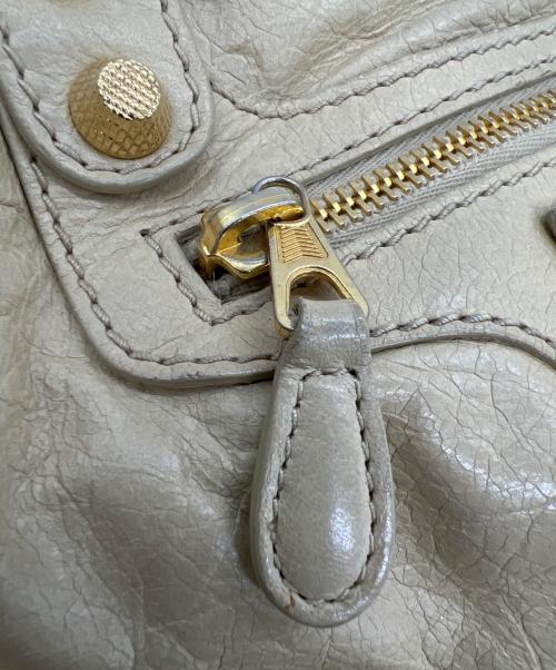 BALENCIAGA（バレンシアガ）BALENCIAGA (バレンシアガ) ハンドバッグ ジャイアントタウン ベージュの古着・服飾アイテム