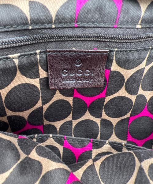 GUCCI（グッチ）GUCCI (グッチ) ハンドバッグ ブラウンの古着・服飾アイテム