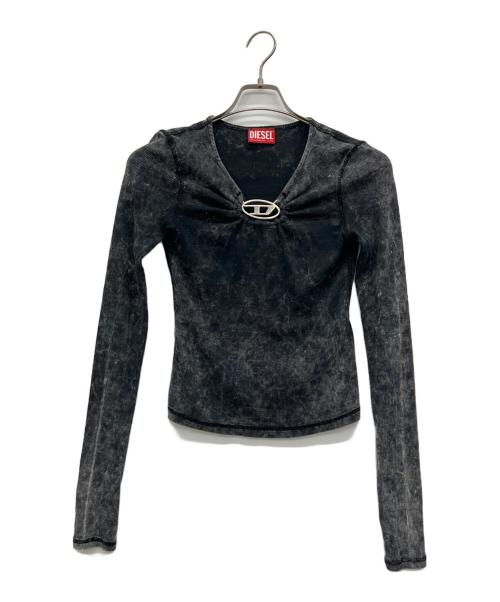 DIESEL（ディーゼル）DIESEL (ディーゼル) 長袖カットソー グレー サイズ:Sの古着・服飾アイテム