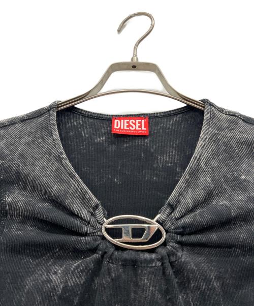 DIESEL（ディーゼル）DIESEL (ディーゼル) 長袖カットソー グレー サイズ:Sの古着・服飾アイテム