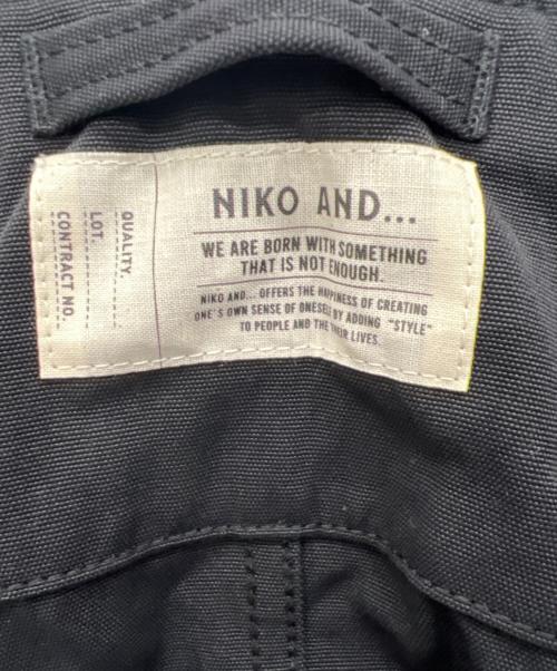 niko and（ニコアンド）niko and (ニコアンド) ベスト ブラック サイズ:FREEの古着・服飾アイテム