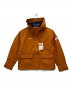 MAMMUTマムート）の古着「Mountain SO Hooded Jacket」｜オレンジ