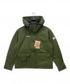 MAMMUTマムート）の古着「Mountain SO Hooded Jacket」｜グリーン