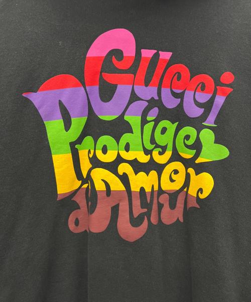 GUCCI（グッチ）GUCCI (グッチ) プルオーバーパーカー ブラック サイズ:Mの古着・服飾アイテム