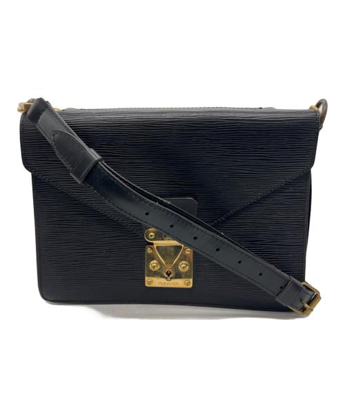LOUIS VUITTON（ルイ ヴィトン）LOUIS VUITTON (ルイ ヴィトン) ビファス クラッチバッグ ブラックの古着・服飾アイテム