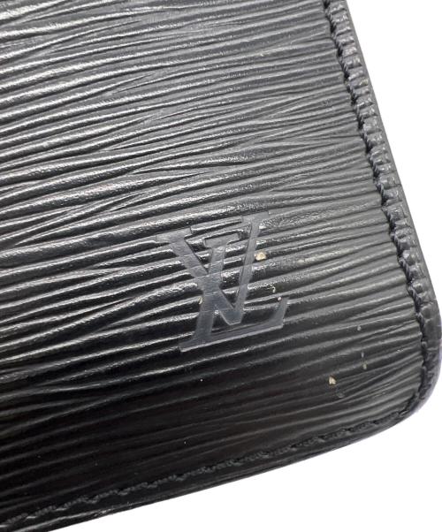 LOUIS VUITTON（ルイ ヴィトン）LOUIS VUITTON (ルイ ヴィトン) ビファス クラッチバッグ ブラックの古着・服飾アイテム