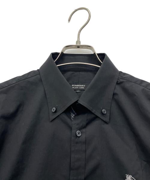 BURBERRY BLACK LABEL（バーバリーブラックレーベル）BURBERRY BLACK LABEL (バーバリーブラックレーベル) 長袖シャツ ブラック サイズ:2の古着・服飾アイテム
