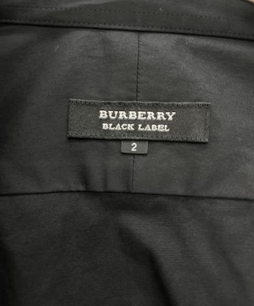 BURBERRY BLACK LABEL（バーバリーブラックレーベル）BURBERRY BLACK LABEL (バーバリーブラックレーベル) 長袖シャツ ブラック サイズ:2の古着・服飾アイテム