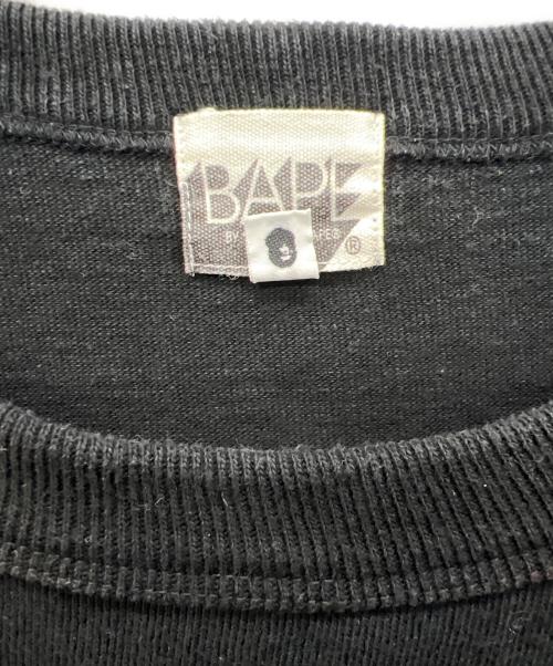 BAPE BY A BATHING APE（ベイプバイアベイシングエイプ）BAPE BY A BATHING APE (ベイプバイアベイシングエイプ) 半袖カットソー ブラック サイズ:Lの古着・服飾アイテム