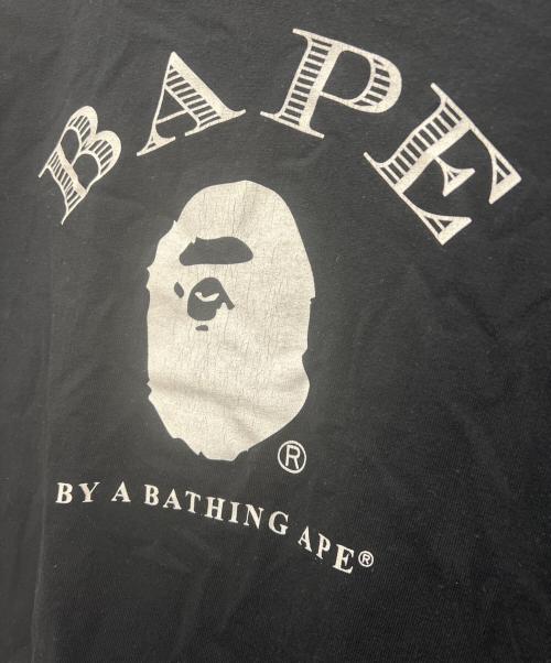 BAPE BY A BATHING APE（ベイプバイアベイシングエイプ）BAPE BY A BATHING APE (ベイプバイアベイシングエイプ) 半袖カットソー ブラック サイズ:Lの古着・服飾アイテム
