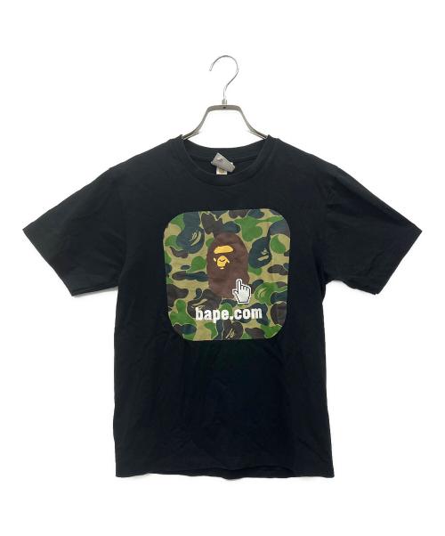 A BATHING APE（アベイシングエイプ）A BATHING APE (アベイシングエイプ) 半袖カットソー ブラック サイズ:Sの古着・服飾アイテム