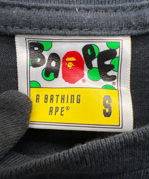 A BATHING APE（アベイシングエイプ）A BATHING APE (アベイシングエイプ) 半袖カットソー ブラック サイズ:Sの古着・服飾アイテム