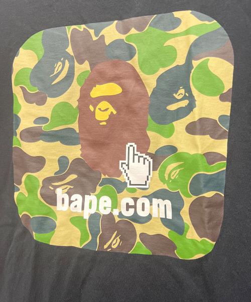 A BATHING APE（アベイシングエイプ）A BATHING APE (アベイシングエイプ) 半袖カットソー ブラック サイズ:Sの古着・服飾アイテム