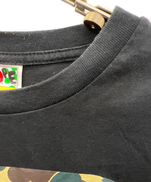 A BATHING APE（アベイシングエイプ）A BATHING APE (アベイシングエイプ) 半袖カットソー ブラック サイズ:Sの古着・服飾アイテム