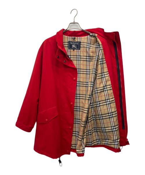 Burberry's（バーバリーズ）Burberry's (バーバリーズ) ナイロンコート レッド サイズ:15の古着・服飾アイテム