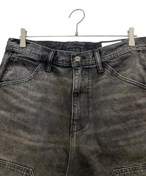 GAP（ギャップ）GAP (ギャップ) ダブルニーデニムハーフパンツ ブラック サイズ:30の古着・服飾アイテム