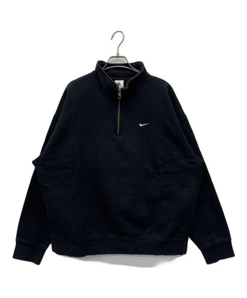 NIKE（ナイキ）NIKE (ナイキ) ハーフジップスウェット ブラック サイズ:XXLの古着・服飾アイテム