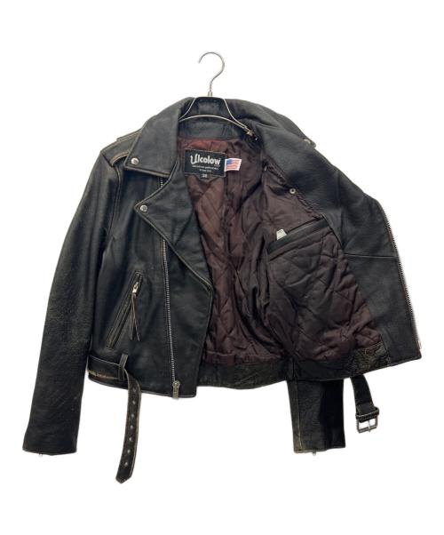 Ulcolow（アルコロウ）Ulcolow (アルコロウ) ライダースジャケット ブラック サイズ:38の古着・服飾アイテム