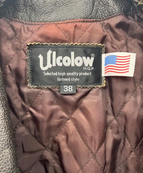 Ulcolow（アルコロウ）Ulcolow (アルコロウ) ライダースジャケット ブラック サイズ:38の古着・服飾アイテム