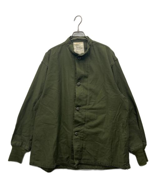 ノーブランド（ノーブランド）ノーブランド (ノーブランド) ミリタリーシャツ カーキ サイズ:Lの古着・服飾アイテム