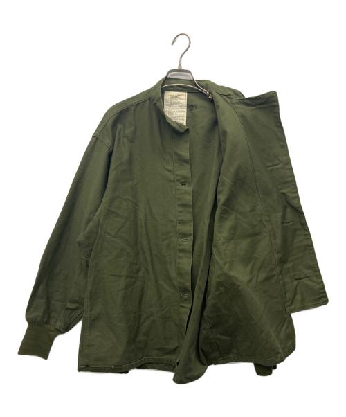 ノーブランド（ノーブランド）ノーブランド (ノーブランド) ミリタリーシャツ カーキ サイズ:Lの古着・服飾アイテム