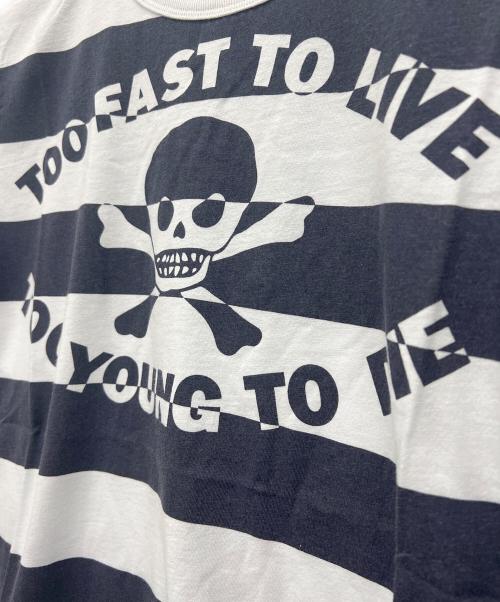 Vivienne Westwood（ヴィヴィアンウエストウッド）Vivienne Westwood (ヴィヴィアンウエストウッド) 半袖カットソー ネイビー×ホワイト サイズ:Sの古着・服飾アイテム