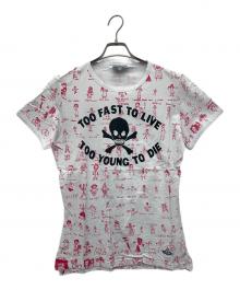 Vivienne Westwood（ヴィヴィアンウエストウッド）の古着「半袖カットソー」｜ホワイト×レッド