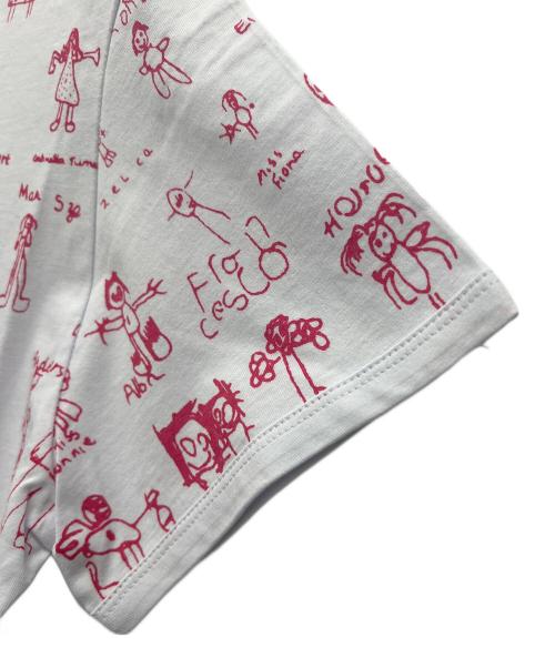 Vivienne Westwood（ヴィヴィアンウエストウッド）Vivienne Westwood (ヴィヴィアンウエストウッド) 半袖カットソー ホワイト×レッド サイズ:Sの古着・服飾アイテム