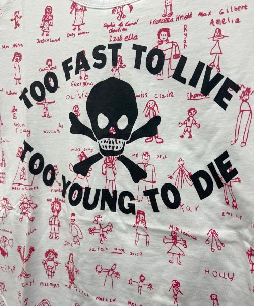Vivienne Westwood（ヴィヴィアンウエストウッド）Vivienne Westwood (ヴィヴィアンウエストウッド) 半袖カットソー ホワイト×レッド サイズ:Sの古着・服飾アイテム