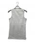 Vivienne Westwood (ヴィヴィアンウエストウッド) ノースリーブカットソー ホワイト×ブルー サイズ:M：5000円