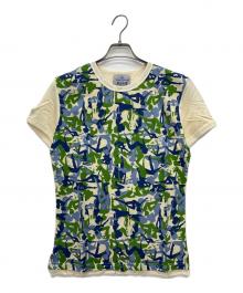 Vivienne Westwood（ヴィヴィアンウエストウッド）の古着「半袖カットソー」｜ベージュ×グリーン
