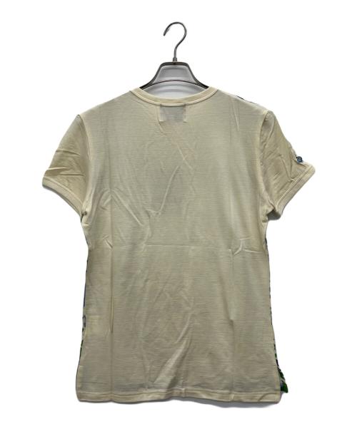 Vivienne Westwood（ヴィヴィアンウエストウッド）Vivienne Westwood (ヴィヴィアンウエストウッド) 半袖カットソー ベージュ×グリーン サイズ:Mの古着・服飾アイテム