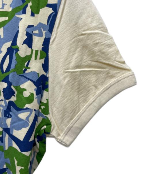 Vivienne Westwood（ヴィヴィアンウエストウッド）Vivienne Westwood (ヴィヴィアンウエストウッド) 半袖カットソー ベージュ×グリーン サイズ:Mの古着・服飾アイテム