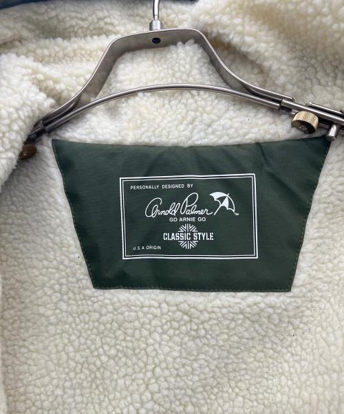 arnold palmer（アーノルドパーマー）arnold palmer (アーノルドパーマー) ナイロンボアジャケット グリーン サイズ:Lの古着・服飾アイテム
