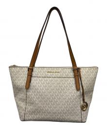 MICHAEL KORS（マイケルコース）の古着「ハンドバッグ」｜ベージュ×ブラウン