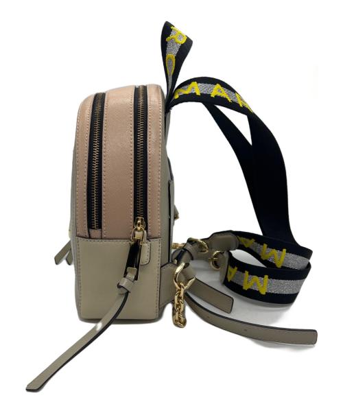 MARC JACOBS（マークジェイコブス）MARC JACOBS (マークジェイコブス) ショットリュック ピンク×ベージュの古着・服飾アイテム