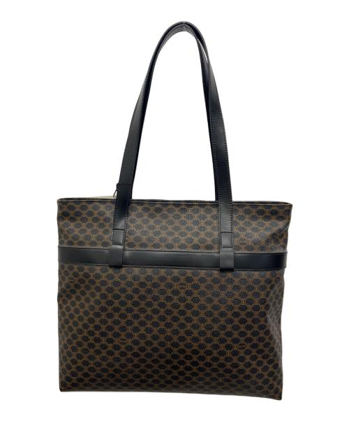 CELINE（セリーヌ）CELINE (セリーヌ) トートバッグ ブラック×ブラウンの古着・服飾アイテム