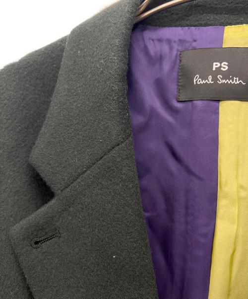 PS Paul Smith（ＰＳポールスミス）PS Paul Smith (ＰＳポールスミス) トレンチコート グリーン サイズ:46Lの古着・服飾アイテム