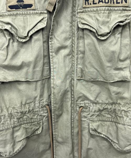 POLO RALPH LAUREN（ポロ・ラルフローレン）POLO RALPH LAUREN (ポロ・ラルフローレン) ミリタリーフィールドジャケット カーキ サイズ:Sの古着・服飾アイテム