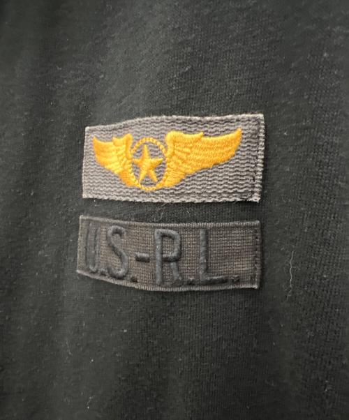 POLO RALPH LAUREN（ポロ・ラルフローレン）POLO RALPH LAUREN (ポロ・ラルフローレン) ジップパーカー ブラック サイズ:Lの古着・服飾アイテム