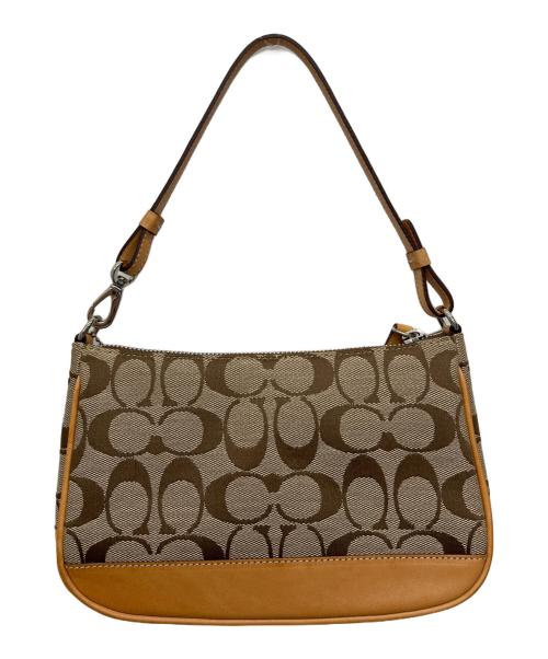 COACH（コーチ）COACH (コーチ) アクセサリーポーチ ベージュの古着・服飾アイテム