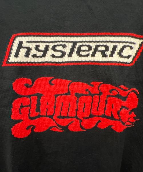 Hysteric Glamour（ヒステリックグラマー）Hysteric Glamour (ヒステリックグラマー) 厚手ニット ブラック サイズ:Mの古着・服飾アイテム