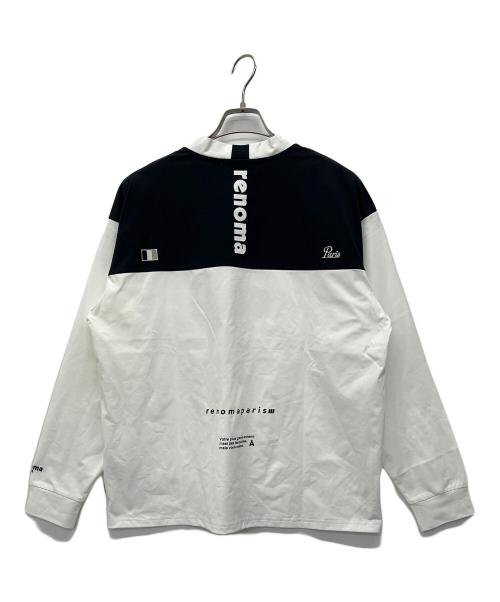 renoma GOLF（レノマゴルフ）renoma GOLF (レノマゴルフ) 長袖カットソー ホワイト サイズ:Lの古着・服飾アイテム