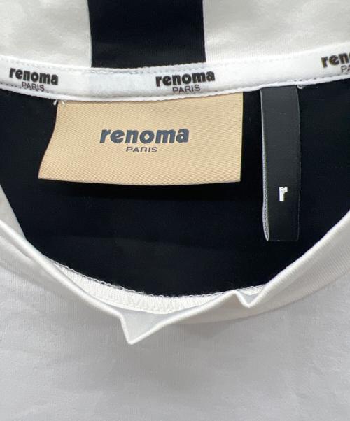 renoma GOLF（レノマゴルフ）renoma GOLF (レノマゴルフ) 長袖カットソー ホワイト サイズ:Lの古着・服飾アイテム